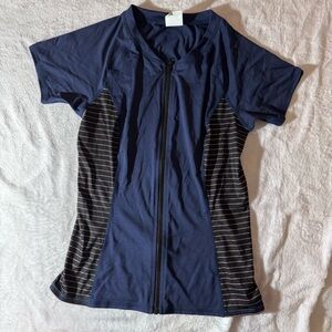 Roxy Navy and Black Swim Rashguard